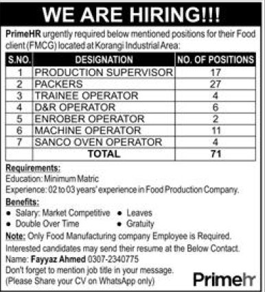 FMCG-jobs
