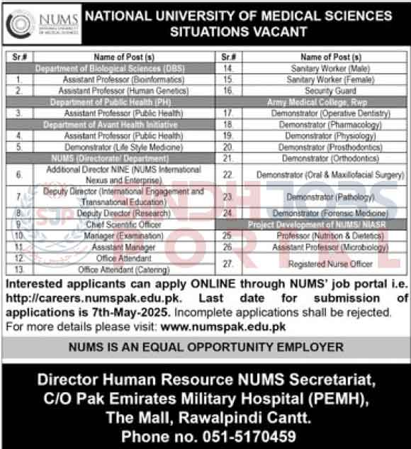 NUMS-Rawalpindi-Cantt