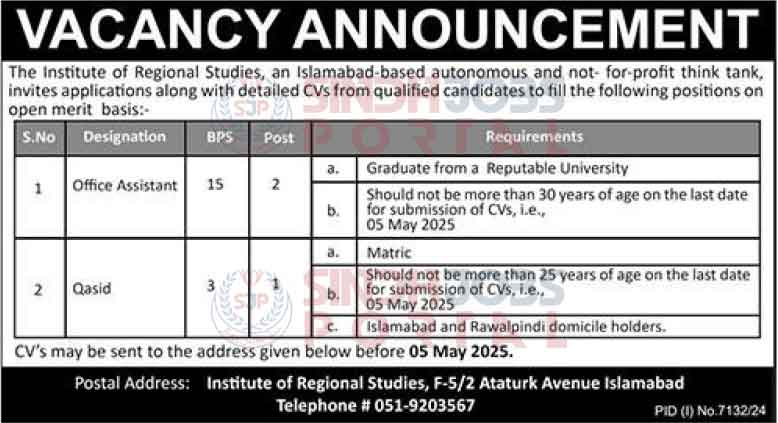 Office-Assistant-Islamabad-Jobs