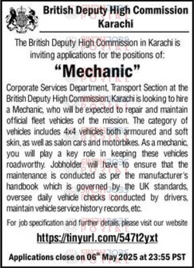 British-High-Commission-Karachi-Jobs