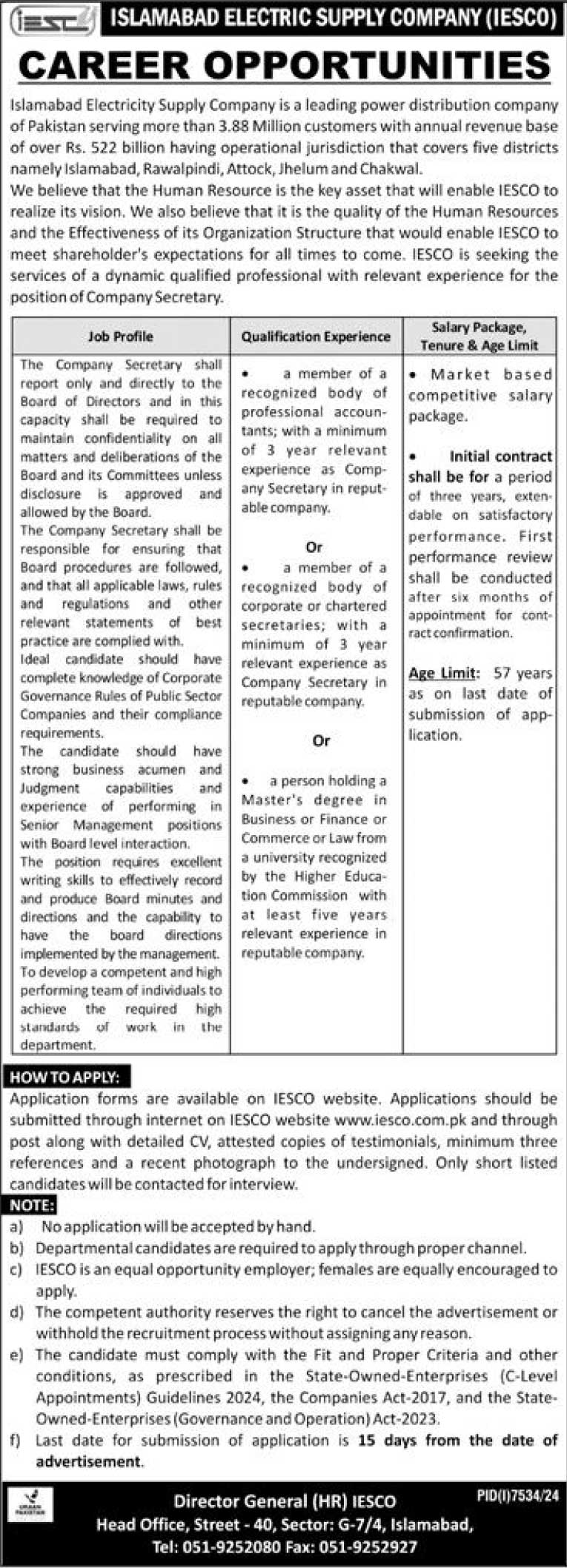 IESCO-Islamabad-Jobs-2025