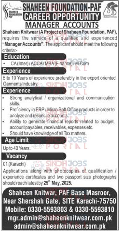 PAF-Manager-Accounts-Jobs-2025