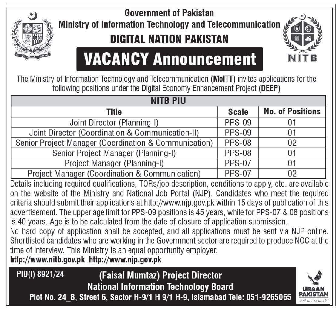 Ministry of Information Technology and Telecommunication 2025