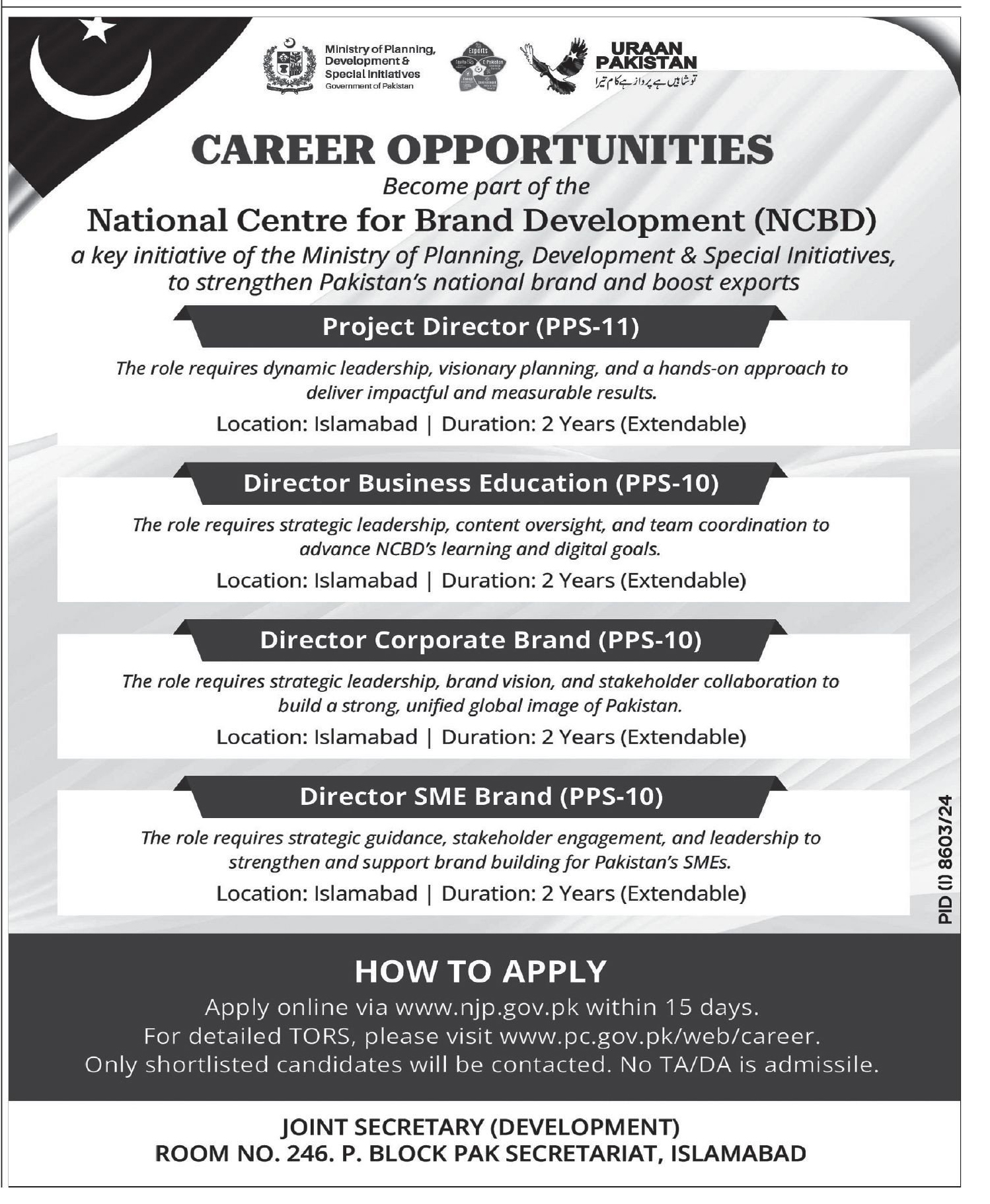 Ministry of Planning, Development & Special Initiatives Government of Pakistan