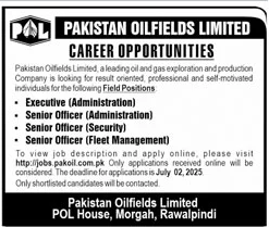 Pakistan Oilfields Limited is described and specialization and production
